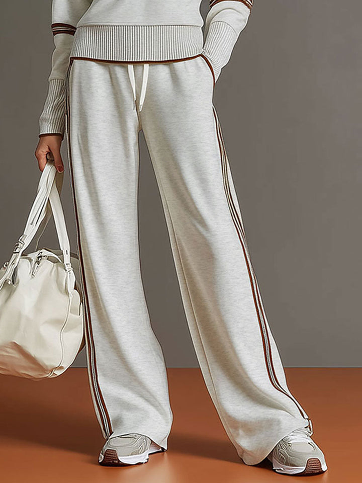Marietta Blouse en Broek met Brede Pijpen