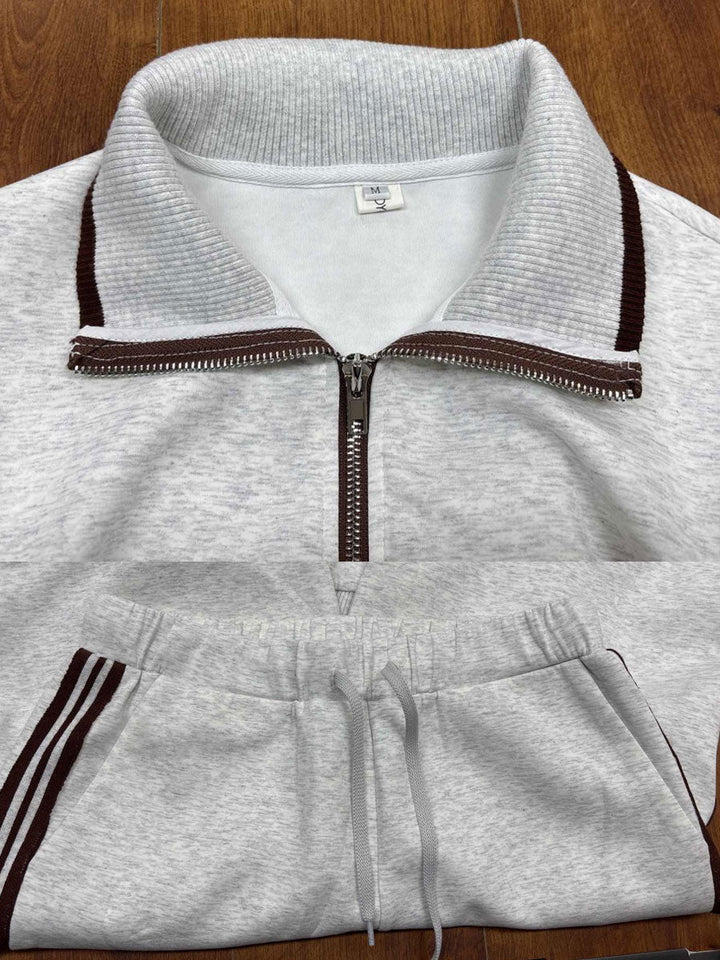 Marietta Blouse en Broek met Brede Pijpen