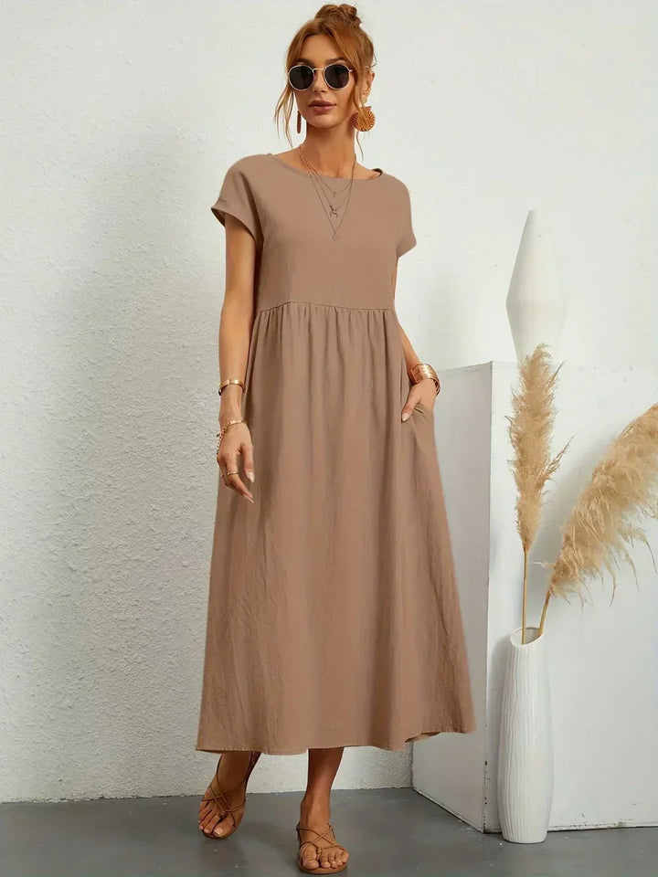 Gabrielle  Midi-jurk met tijdloze elegantie