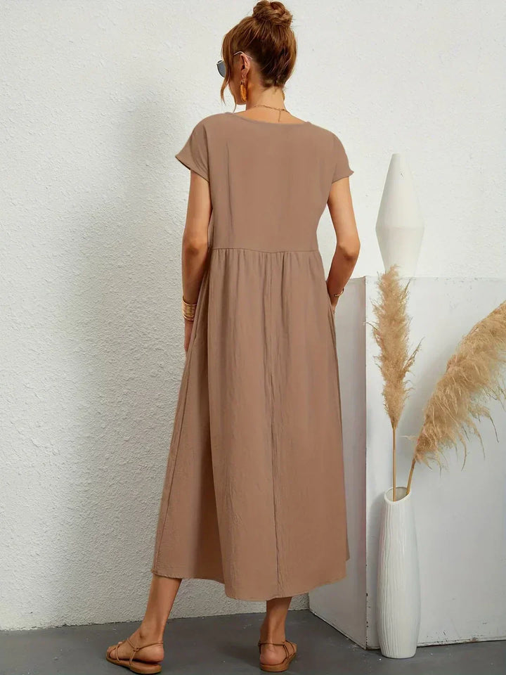 Gabrielle  Midi-jurk met tijdloze elegantie