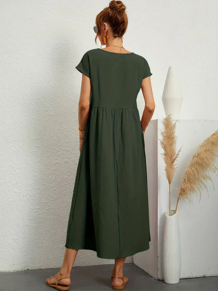 Gabrielle  Midi-jurk met tijdloze elegantie