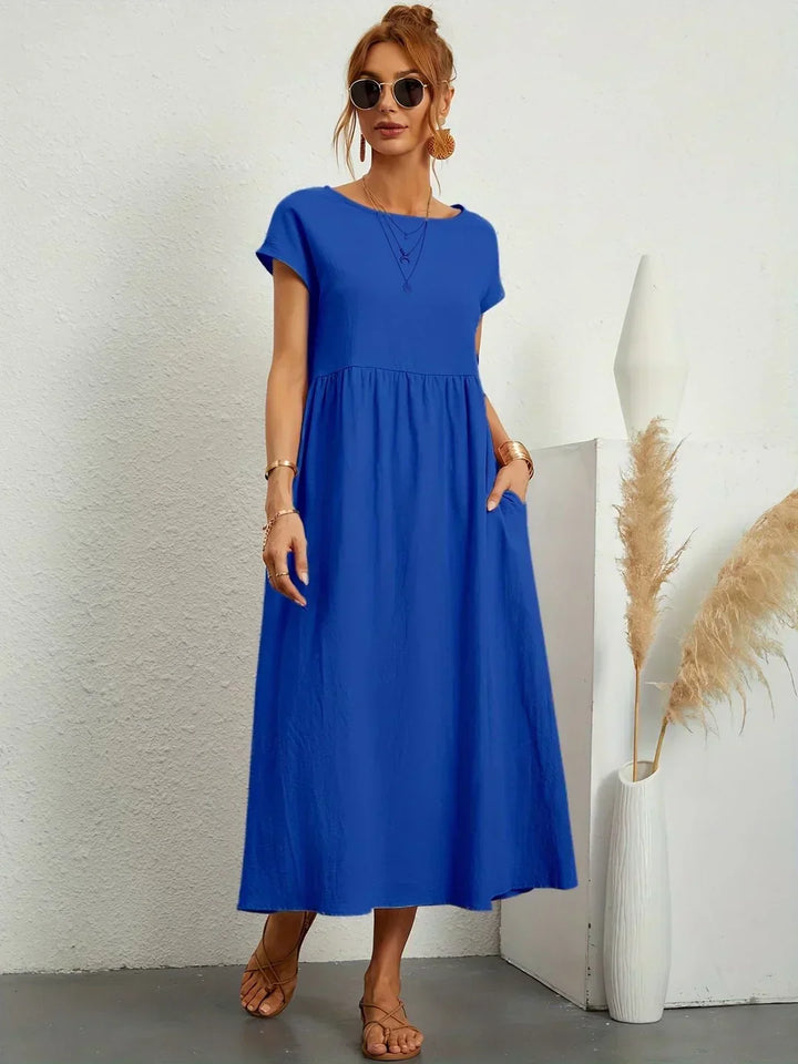 Gabrielle  Midi-jurk met tijdloze elegantie