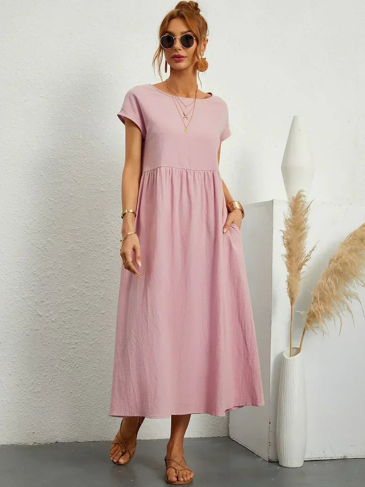 Gabrielle  Midi-jurk met tijdloze elegantie
