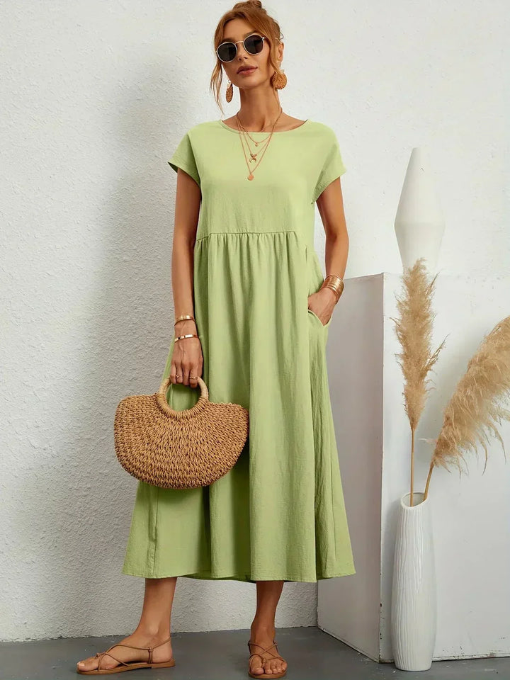 Gabrielle  Midi-jurk met tijdloze elegantie