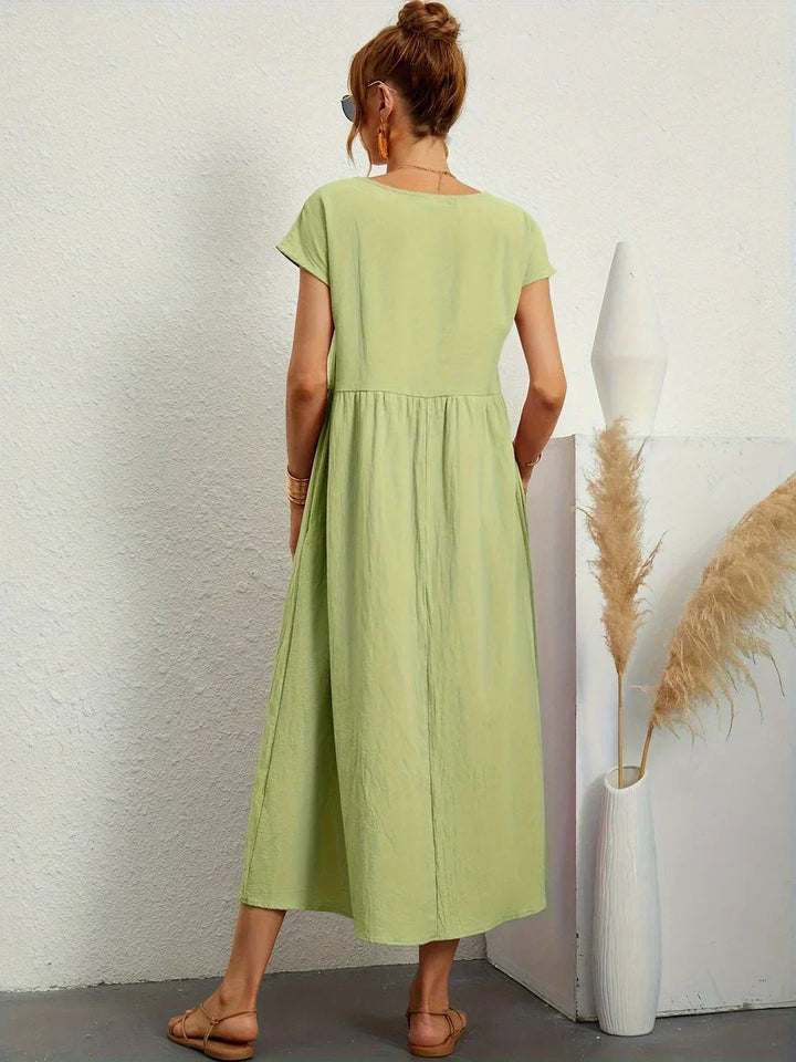 Gabrielle  Midi-jurk met tijdloze elegantie