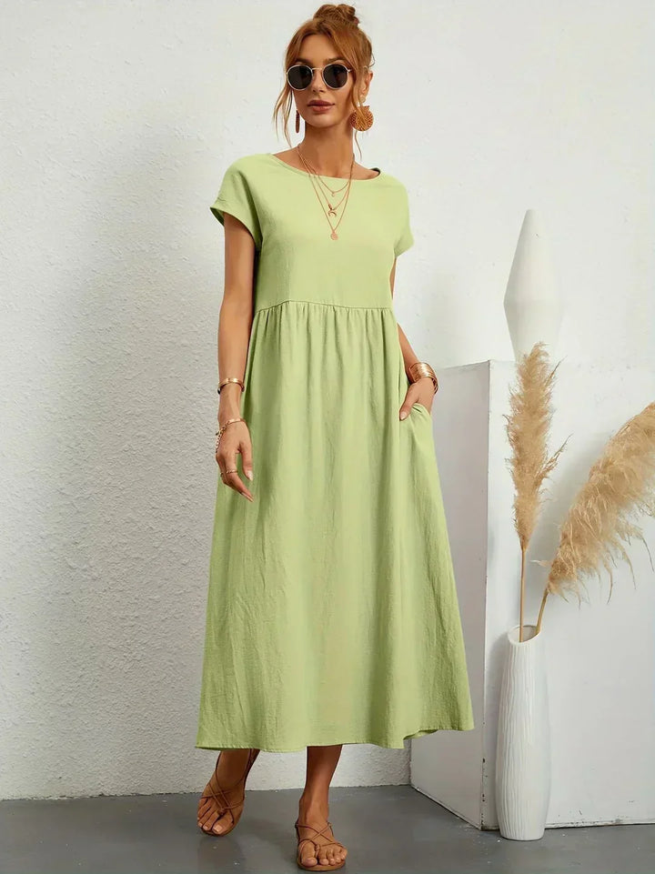 Gabrielle  Midi-jurk met tijdloze elegantie