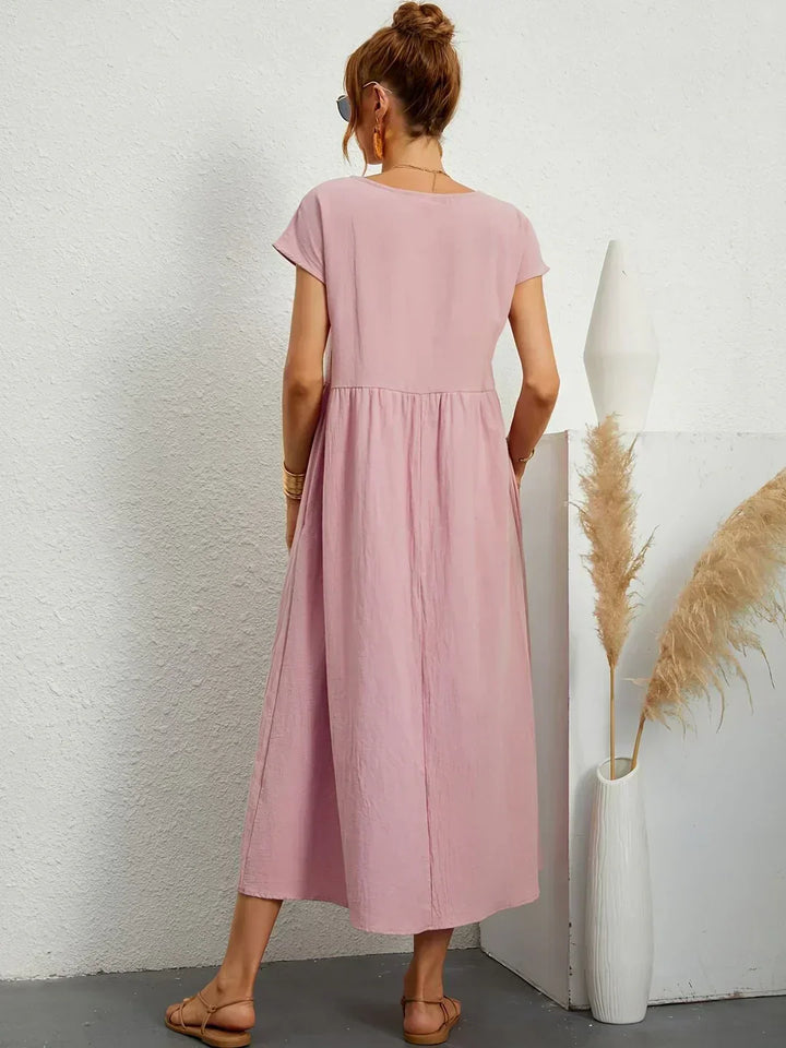 Gabrielle  Midi-jurk met tijdloze elegantie