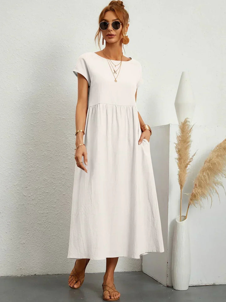 Gabrielle  Midi-jurk met tijdloze elegantie