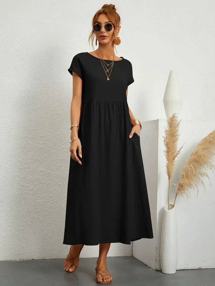 Gabrielle  Midi-jurk met tijdloze elegantie