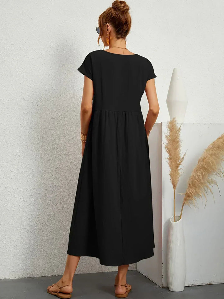 Gabrielle  Midi-jurk met tijdloze elegantie
