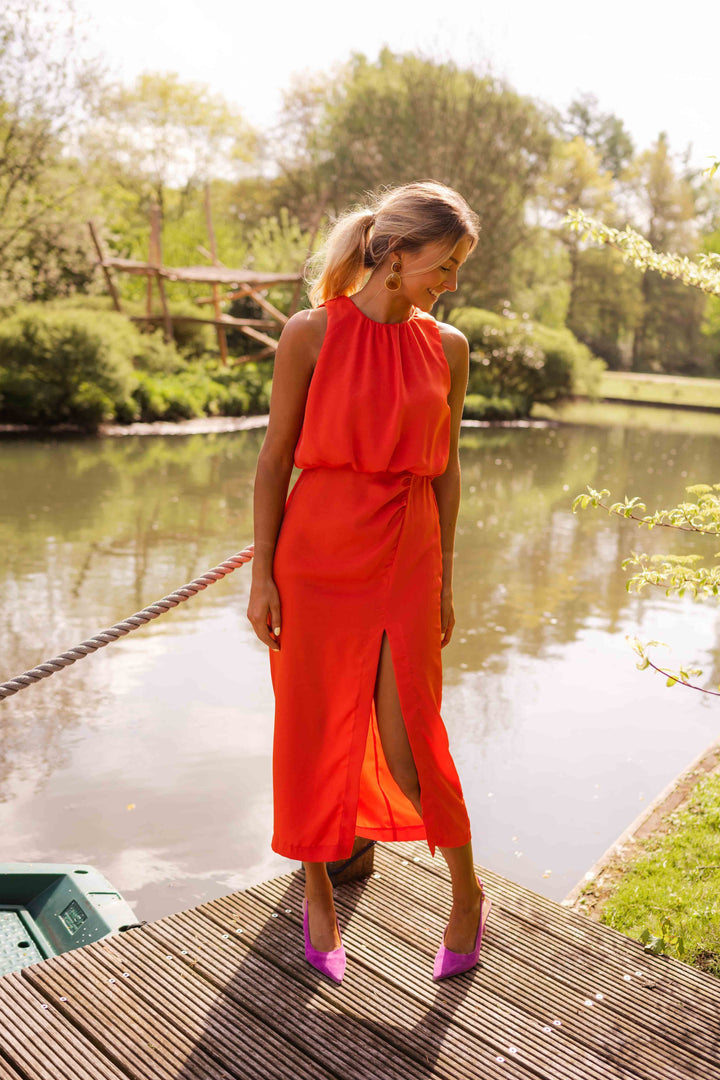 Ilse Zomer Midi Jurk