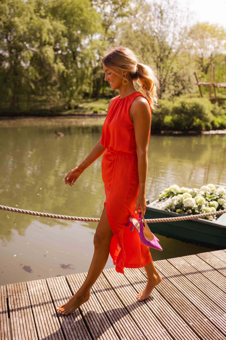 Ilse Zomer Midi Jurk