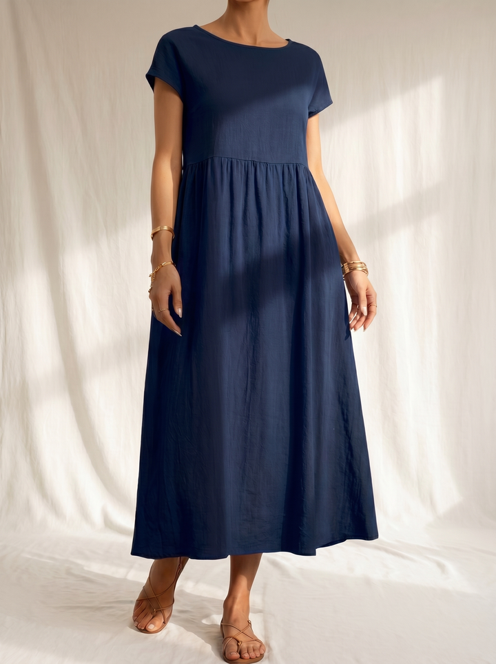 Gabrielle  Midi-jurk met tijdloze elegantie