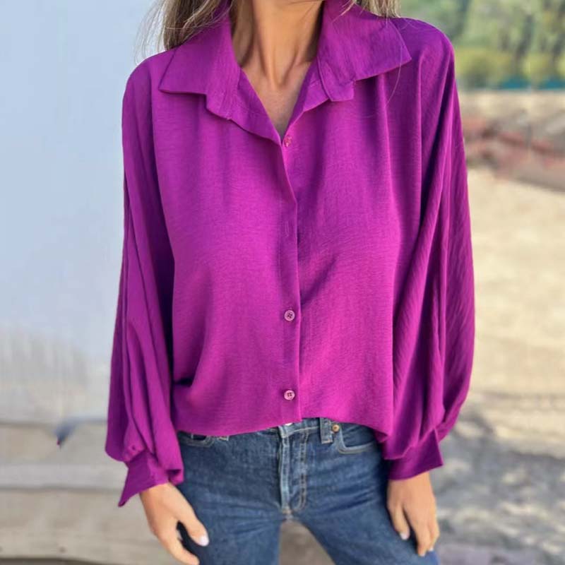 Cornelia Klassieke Langermige Blouse